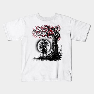 Mask under the moon Kids T-Shirt